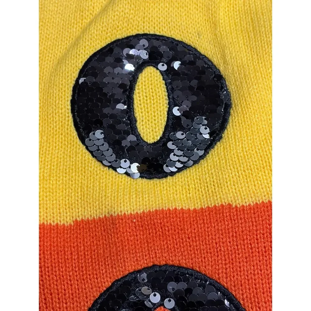 Hyde & Eek Dog Candy Corn Halloween Sweater Costume Medium Sequin NWT